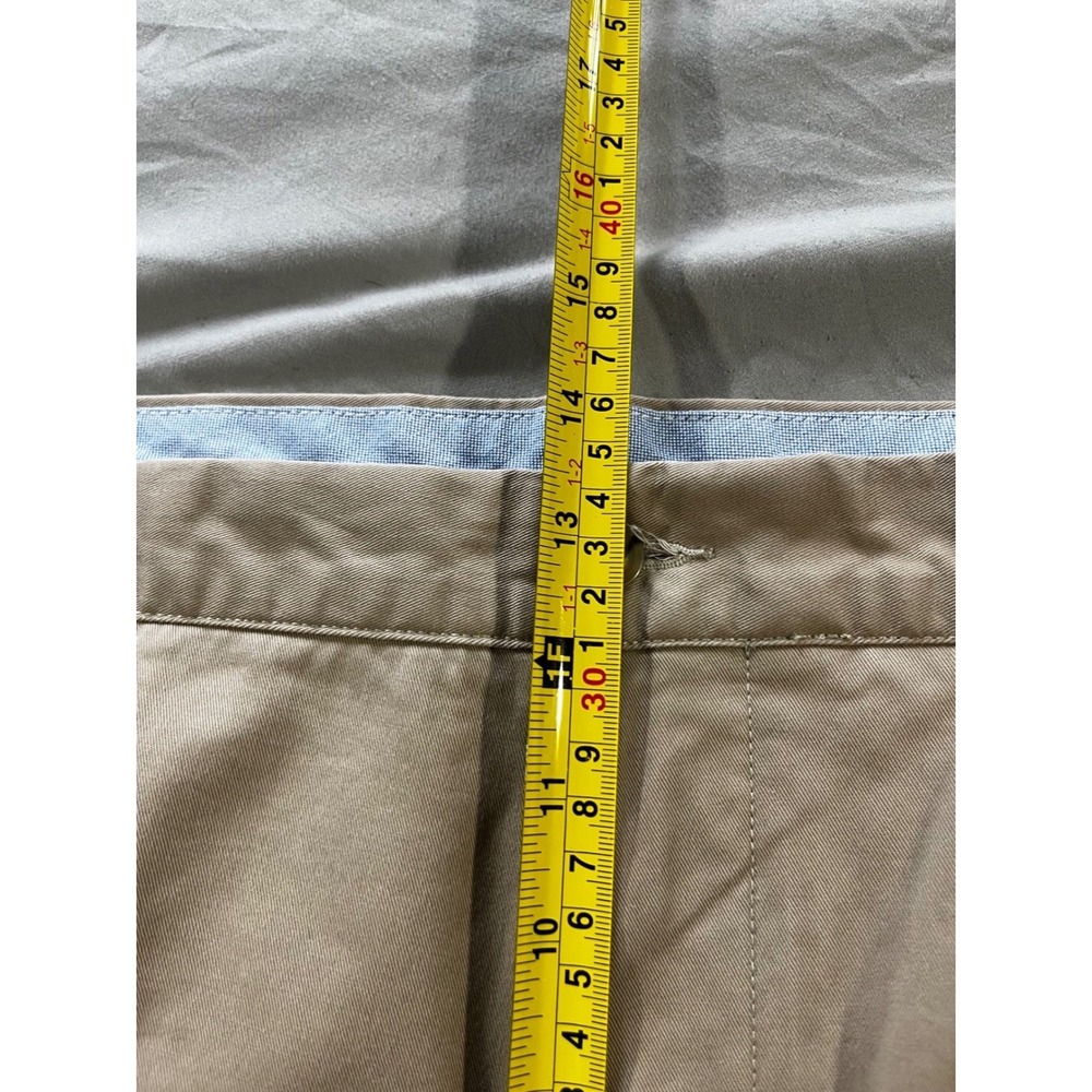 Polo Ralph Lauren Chino Pants Twill Mens 42x32 Khaki Tan Stretch Classic Fit EUC - Picture 5 of 11